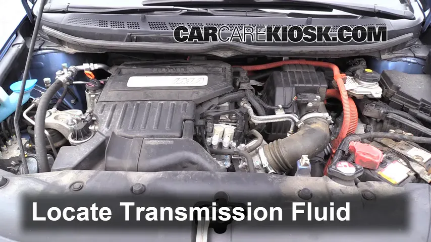 2010 Honda Civic Hybrid 1.3L 4 Cyl. Liquide de transmission Vérifier le niveau de liquide
